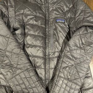 Patagonia Women’s Nano Puff Quilted Jacket Gray Size Small